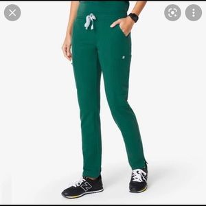 FIGS Yola Skinny Scrub Pant - Hunter Green - XXS Tall